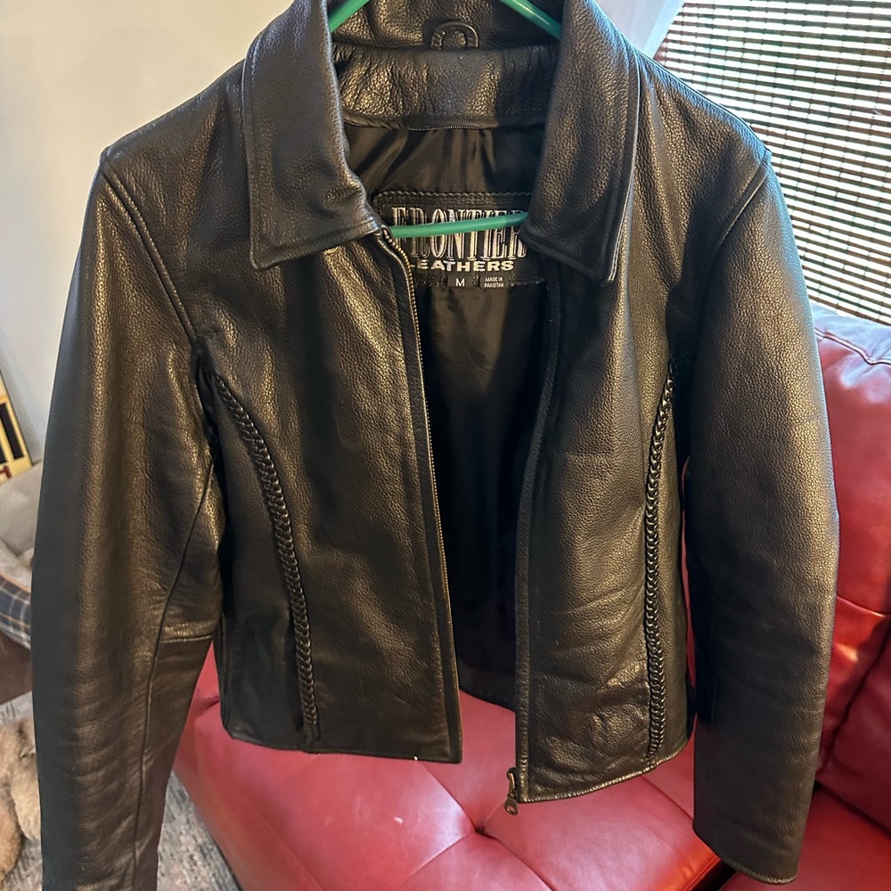Frontier Leathers Womens Motorcycle Riding Jacket